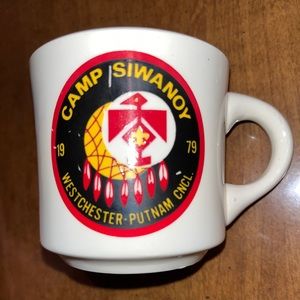 Vintage 1979 Boy Scouts of America BSA Camp Siwanoy mug/cup Westchester Putnam